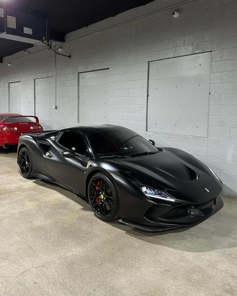 ferrari f8 tributo Ferrari 458 Spider Black, Ferrari Car Black, Ferrari F8 Black, Ferrari F8 Tributo Black, F8 Ferrari, Matte Black Ferrari, Ferrari 458 Italia Black, Black Luxury House, Blacked Out Cars