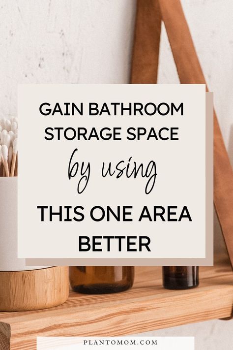 Are you looking for ways to gain more storage space in your bathroom and have a more organized bathroom? Inside you will find my tips for gaining storage space by utilizing above the toilet shelving and cabinets to store bathroom supplies. Here are some ideas for what to store on each type of storage solution. Click through to my website to read more. Storage In A Small Bathroom, Toilet Shelving, Above The Toilet Storage, Cabinet Above Toilet, Easy Home Organization, Organized Bathroom, Bathroom Plan, Maximize Storage, Organized Mom