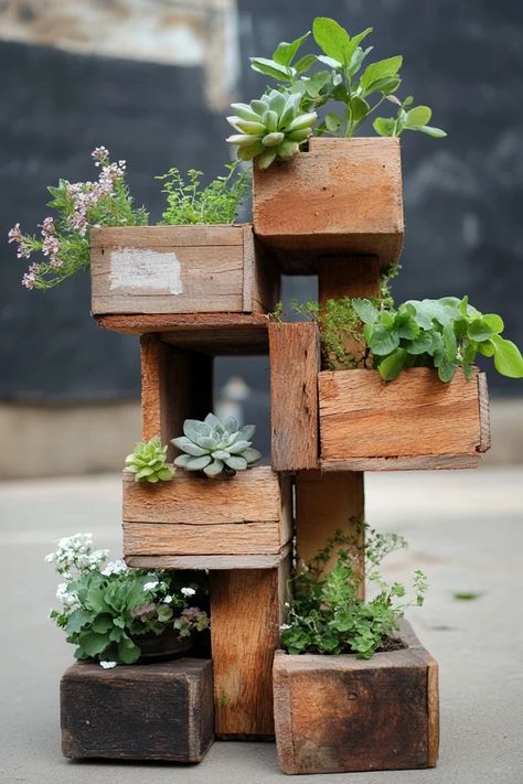 "Bring greenery into your home with a DIY Plant Stand made from Reclaimed Materials! 🛠️🌱 Perfect for adding a rustic, eco-friendly touch. #PlantStandDIY #ReclaimedWoodProjects #IndoorPlantsInspo" Bio Diversity, Diy Planter, Framed Mirrors, Mirror Frame Diy, Reclaimed Wood Projects, Diy Plant Stand, Plant Stands, Diy Garden Projects, Diy Plants