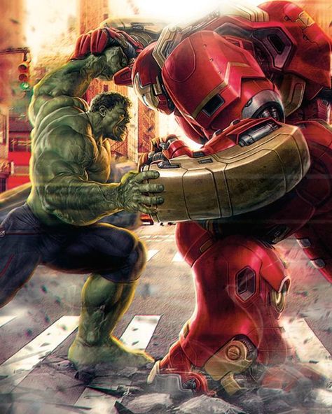 Hulk vs Hulk Buster! Which one will win? Hulk Vs Iron Man, Ironman Hulkbuster, Ultron Wallpaper, Hulk Vs Hulkbuster, Hulk Buster, Iron Man Hulkbuster, Marvel Comics Hulk, Film Marvel, Avengers Film