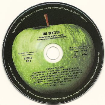 The Beatles: Label for 'The White Album'. Beatles Theme, Beatles Let It Be, The Beatles 1, Apple Records, Beatles Albums, Maggie Mae, The White Album, Beatles Art, Stuck In My Head