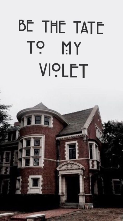 Violet And Tate Aesthetic, Tate Ahs Wallpaper, Ahs Tate And Violet, Ahs Background, Ahs Wallpaper Iphone, Ahs Aesthetic Wallpaper, Tate And Violet Wallpaper, Evan Peters Wallpaper Iphone, Tate X Violet