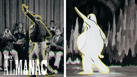 The Trick That Made Animation Realistic: Watch a Short History of Rotoscoping |  Open Culture Rotoscope Animation, History Of Animation, Max Fleischer, Cab Calloway, Image Sequence, Betty Boop Cartoon, First Animation, How To Make Animations, Clown Costume