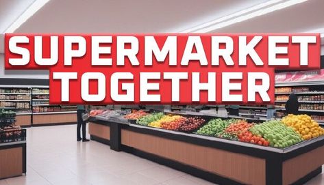 Supermarket Together on Steam Minecraft Seed, Map Minecraft, Cool Games, Shop Space, Minecraft Pe, Going Solo, Got Game, Texture Packs, Free Online Games