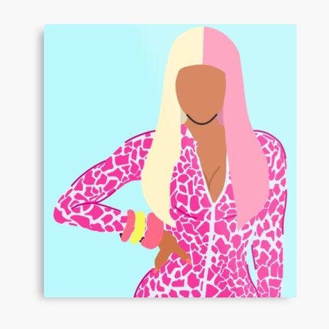 Nicki Minaj Painting, Super Bass, Nicki Minaj Art, Nicki Minaj Drawing, Nicki Minaj Songs, Easy Canvas Art, Nicki Minaj, Diy Canvas, Diy Canvas Art