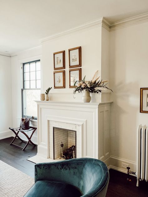 Stoffer Home - Home Tour - Liz Marie Blog Jean Stoffer Fireplace, Stoffer Home Paint Colors, Elegant Stone Fireplaces, Jean Stoffer Living Room, Jean Stoffer Design, Mantel Styling, Stoffer Home, Jean Stoffer, Liz Marie