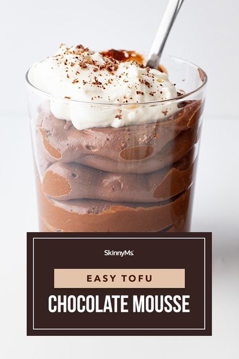 Easy Tofu Chocolate Mousse Tofu Chocolate Mousse, Easy Tofu, Bland Diet Recipes, Organic Almond Milk, Clean Desserts, Dairy Free Treats, Easy Vegan Dessert, Wholesome Snacks, Yummy Dessert