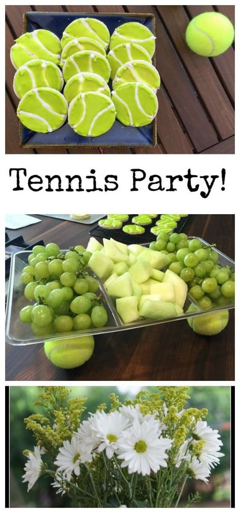 Tennis Themed Party, Tennis Decorations, Tennis Crafts, Tennis Birthday Party, Tennis Cake, Wimbledon Party, Tennis Party Decorations, Tennis Birthday, Tennis Party