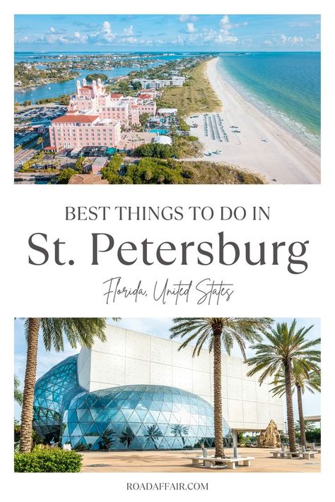 Don't miss out on the best attractions in St. Petersburg, Florida. Check out our top 18 recommendations, from beautiful beaches to tranquil parks. Save this pin to keep track of the must-see places and click through to get the complete guide. Salvador Dali Museum, Dali Museum, St Pete Beach, St Petersburg Fl, St Petersburg Florida, Travel Articles, Tampa Florida, Gulf Of Mexico, Florida Travel