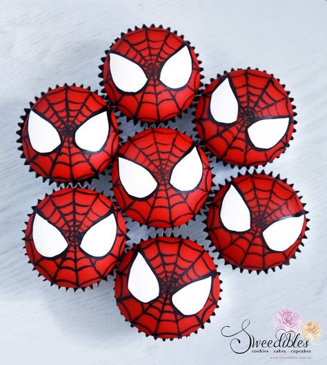 Spidey Birthday, Spiderman Cupcakes, Spiderman Birthday Party Decorations, Spiderman Birthday Cake, Marvel Birthday Party, Spider Man Birthday, Spiderman Theme, Spiderman Birthday Party, Spiderman Party