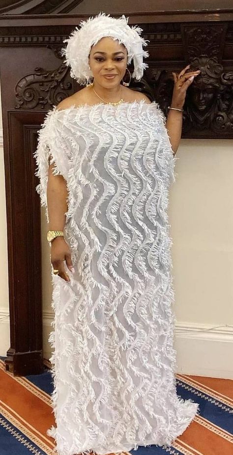 Patapata Lace Dress, Agbada Lace Style For Women, Off Shoulder Bubu Gown Styles Lace, Lace Bubu Gown Styles Nigerian, Traditional Lace Kaftan For Wedding, Free Bubu Lace Gown, White Lace Bubu Gown Styles Nigerian, White Lace Dress Styles Ghana, White Lace Dress Styles Nigerian