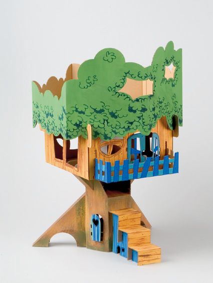 Diy Cardboard Toys, Cardboard Dollhouse, Toy Guide, Cardboard Toys, Paper Toy, Paper Tree, Cardboard Art, Diy Cardboard, Cardboard Crafts