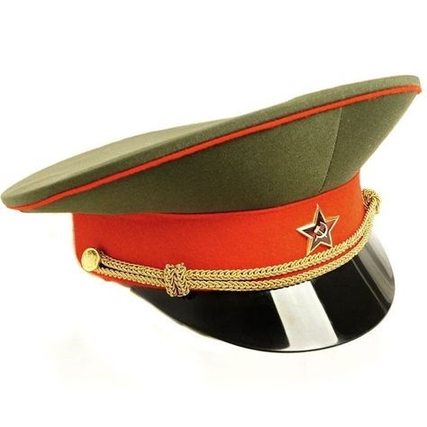 Officer Uniform, Peaked Hat, Soviet Navy, Army Gears, Russian Hat, Funky Hats, Army Hat, Soviet Army, Army Cap