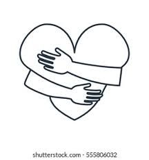 Hugging Self Drawing, Self Hug Drawing, Hug Cute Drawing, Hug Drawing Cute, Cute Hug Doodle, Hug Doodle, Hug Clipart, Drawing Hug, Hug Sketch