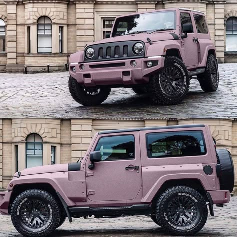 Pink Jeep Wrangler, Auto Jeep, White Jeep, Custom Jeep Wrangler, Pink Jeep, Jeep Wrangler Accessories, Black Jeep, Dream Cars Jeep, Custom Jeep