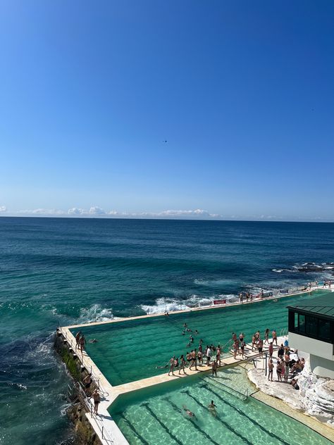 Icebergs Bondi, beach Bondi Icebergs Aesthetic, Bondi Beach Aesthetic, Bondai Beach, Bondi Poster, Bondi Beach Sunset, Bondi Icebergs, Dream Life, Home Art, Art Inspo