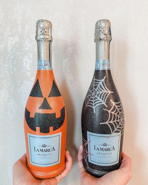 #handpaintedchampagnebottle hashtag on Instagram • Photos and videos Hocus Pocus 2, Halloween Bottles, Painted Wine Bottles, Champagne Bottles, Hocus Pocus, Happy Fall Y'all, Bottle Painting, Champagne Bottle, Happy Fall