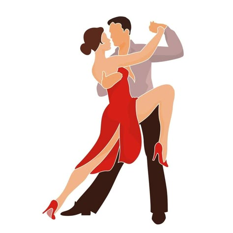 Tango Drawing, Dancing Clipart, Dancer Drawing, Girly M Instagram, Wedding Couple Cartoon, Spanish Dance, Epic Drawings, Tango Dancers, Dancing Drawings