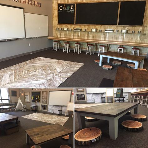 The sweetest thing happened this week... My students saw the principal bringing some chairs into our room at the end of the day for an… Kayla Collins, Wooden Desks, Flexible Seating Classroom, Classroom Goals, Alternative Seating, Classroom Seating, Classroom Makeover, Classroom Layout, Flexible Seating