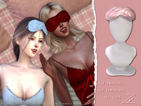 The Sims Resource - Velvet sleep mask(forehead version) Sims 4 Cc Eyes, Cc Hats, Cool Nike Wallpapers, Sleep Clothes, Sleep Accessories, Sims 4 Cc Packs, Best Sims, Sailor Fashion, Shirts For Teens