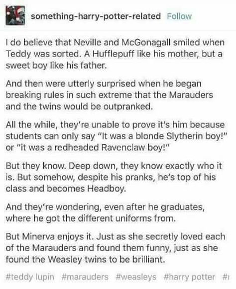 Aaaaaaaaaaaaaahhhhhhhhhhhh!!!!!!!!! Hope Lupin, Ted Tonks, Care Bears Share Bear, Teddy Lupin, Minerva Mcgonagall, Harry Potter Next Generation, Neville Longbottom, Yer A Wizard Harry, Harry Potter Headcannons