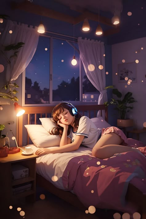 Music Iphone Wallpaper, Sleep Playlist, Sleep Benefits, Lofi Girl, Sleep Essentials, Aesthetic Notion, Sleep Supplements, Cute Diy Room Decor, Cute Images For Dp