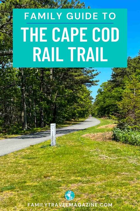 The Cape Cod Rail Trail is a 25 mile path that goes through six Cape Cod towns. Read our essential guide to plan your trip. Cape Cod Rail Trail, Cape Cod Towns, Cape Cod Travel, Salt Ponds, Massachusetts Travel, East Coast Road Trip, Bike Trail, Ski Vacation, City Vacation