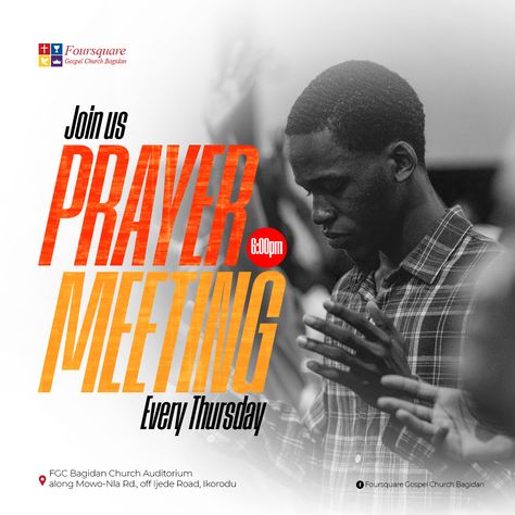 Prayer meeting social media design, Church Thanksgiving Design flyer design online flyer creative flyer Prayer Meeting Flyer Design, Prayer Flyer Design, Worship Flyer, Church Announcements, Medical Presentation, Prayer Design, Online Flyers, Flyer Inspiration, Photoshop Tutorial Graphics