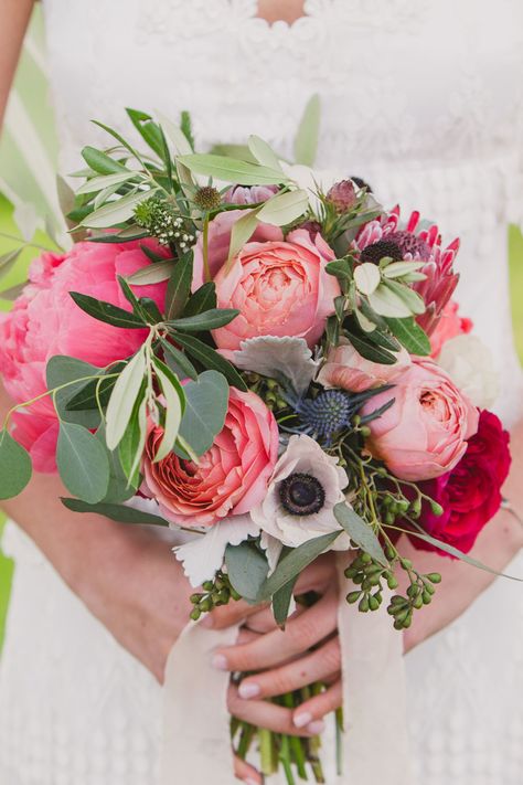 Florals: Jaclyn Journey | Amy Campbell Photography Wedding Peonies, Journey Photography, New Wedding Trends, Wild Bouquet, Blue Thistle, Bridal Trends, Fedex Delivery, Bouquet Inspiration, Kentucky Wedding