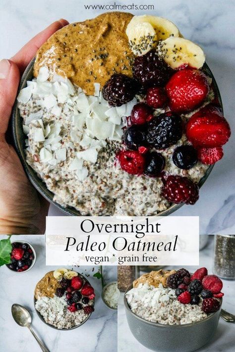 Paleo Oatmeal, Paleo Granola, Grain Free Diet, Paleo Recipes Breakfast, Free Lifestyle, Glutenfree Dairyfree, Paleo Whole 30, Paleo Breakfast, How To Eat Paleo