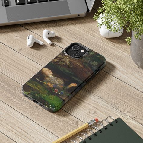 Romanticism Era, Everett Millais, Grunge Cottagecore, Cottagecore Dark Academia, Cottagecore Dark, John Everett Millais, Art Enthusiast, Beautiful Phone Cases, Art Phone Cases