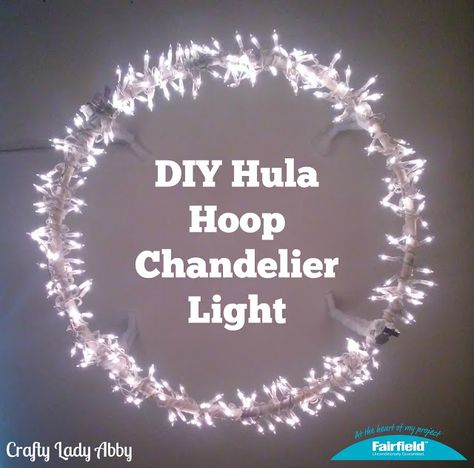 HOME DECOR DIY: Hula Hoop Chandelier Light Hula Hoop Diy, Flower Chandelier Diy, Hula Hoop Light, Diy Hula Hoop, Hula Hoop Chandelier, Hoop Chandelier, Chandelier Diy, Solar Power Diy, Flower Chandelier