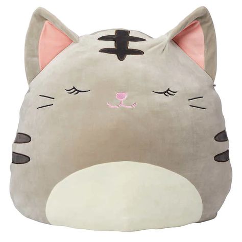 Jumbo Squishmallows 24" Plush Tabby Cat Jumbo Squishmallows, Kitty Stuffed Animal, Stuffed Animal Cat, Grey Cat, King Bedroom Sets, Paper Tags, Happy Cat, The Grey, Stitch Disney