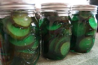 These pickles take a few days to make but they are yummy!  I started mine at 5 pm on a Wednesday and processed them on Friday morning. They... Lime Pickles Recipe, Preserving Pickles, Sweet Pickles Recipe, Canning Jams, Canning Salt, Mixed Pickle, Preserving Recipes, Pickle Recipes, Lime Pickles