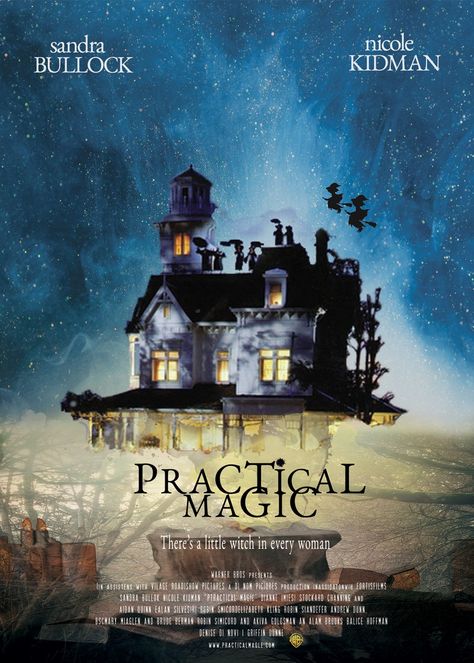 Movie poster Practical Magic Movie Poster, Practical Magic Poster, Practical Magic Movie, Practical Magic, Movie Poster, Witch, Room Decor, Movie Posters, Film Posters