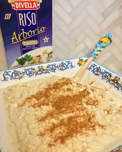 Arborio Rice Pudding Recipe, Risotto Rice Pudding, Italian Rice Pudding, Arborio Rice Pudding, Best Rice Pudding, Almond Rice, The Best Rice, Italian Rice, Best Rice