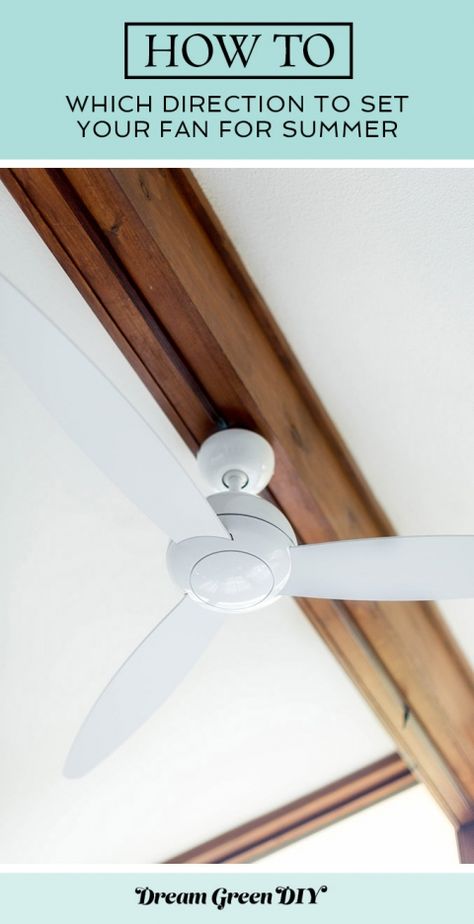 Which Direction To Set Your Fan For Summer Fan Direction For Summer, Ceiling Fan Direction, Kids Toy Store, Diy Cleaning Products Recipes, Green Diy, Cleaning Recipes, Summer Dream, Diy Organization, Diy Cleaning Products