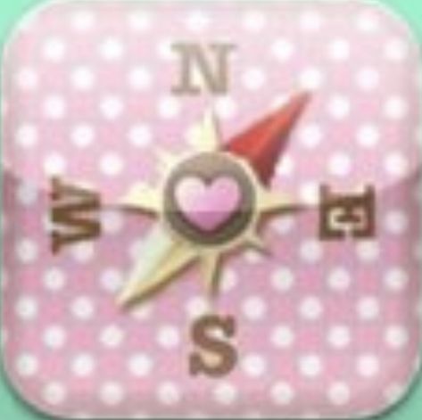 Cocoppa Icons Iphone, Depop App Icon, Call App Icon, Compass App Icon, Cocoppa Icons, 2000s Phone, Phone Makeover, Compass App, Nostalgia 2000s