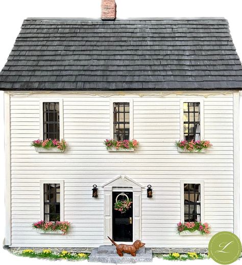 Georgian Dollhouse Final Reveal - Linda Merrill