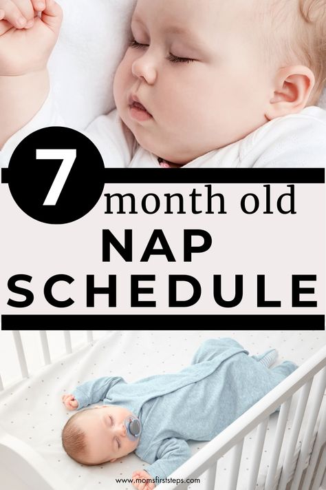 Sample nap schedule for 7 month old baby plus expert tips on how to implement a 7 month old baby sleep schedule. This article is meant for parents who want to get their baby on a better nap schedule and routine. Sample 8 Month Old Schedule, Sleep Schedule 8 Month Old, 8 Month Old Nap Schedule, Schedule For 8 Month Old Baby, 8 Month Sleep Schedule, 8 Month Schedule, 11 Month Old Nap Schedule, 7 Month Old Schedule, 5 Month Old Schedule