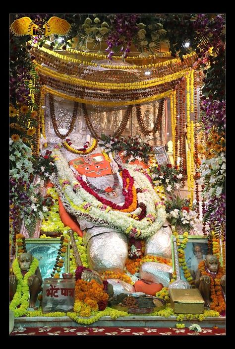 lord of indian ( shree hanuman ji) this photo in khole ke hanumanji temple in jaipur  photo by viresh studio Shree Ram Sita, Kashtabhanjan Dev, Ram Bhakt Hanuman, Hanuman Temple, Shree Hanuman, Jaipur City, Ram Sita, Great Poems, Sita Ram