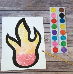 The Fire of the Holy Spirit: A craft to support a lesson on Confirmation - CATECHIST Magazine Sacraments Craft, Holy Spirit Craft, Christian Kids Crafts, Catholic Kids Crafts, Prayer Crafts, Teen Bible Study, Seven Sacraments, Catholic Sacraments, Holy Spirit Come