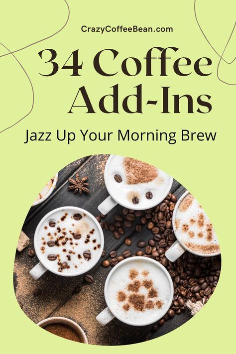 Coffee Add-Ins Barista Recipe, Hot Coffee Drinks, Coffee Hacks, Coffee Facts, Cappuccino Coffee, Say No More, Creative Coffee, Coffee Packaging, Coffee Enthusiast