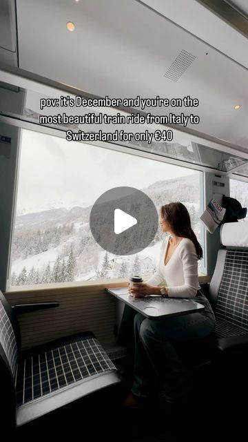 AMALIA ROMAN on Instagram: "it’s December and you’re on the most beautiful train ride from Italy to Switzerland for only €40 ✨❄️

SAVE THIS POST 🫶🏽

🌟 The red train is part of the Bernina Express route, one of the most scenic train journeys in the world
🌟 The journey starts from Tirano to St Moritz and back 

❄️ Key Stops and Scenic Highlights

🌟 Landwasser Viaduct: A stunning stone bridge curving over a deep gorge
🌟 The train climbs up to the Ospizio Bernina, the highest point at 2,253 meters
🌟Brusio Spiral Viaduct
🌟 Alp Grüm: A stopover offering panoramic views of the Palü Glacier and the valley below
🌟 Morteratsch Glacier: The train passes near this glacier, offering incredible views

🌟 The price is 40€ one way 
🌟 You must book in advance
🌟 In winter, it’s very hot in the tr Landwasser Viaduct, Chur Switzerland, Bernina Express, Stone Bridge, St Moritz, Train Ride, Train Journey, Train Rides, Europe Destinations