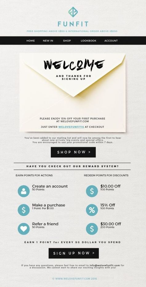 25 Inspiring Welcome Email Template Design Examples