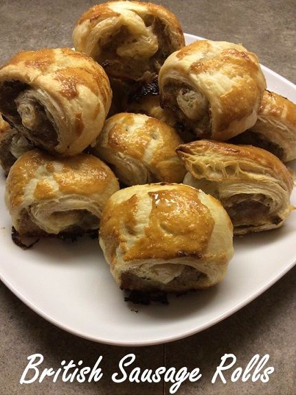 British Sausage Rolls 2 English Food Recipes, British Sausage Rolls, Scotland Recipes, British Sausage, English Dishes, Savoury Finger Food, British Foods, Homemade Sausage Rolls, English Recipes