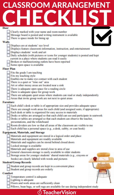 Your classroom set up for elementary, middle, and high school is important! This free classroom checklist will help you in setting up your classroom for new teachers and veteran teachers looking for classroom organization ideas. Stay on track with your classroom organization with this fantastic teacher resource. Click here for your free printable checklist. #teacherresource #classroomorganization #backtoschool New Teacher Checklist, Floor Plan Furniture, Small Business Checklist, Classroom Checklist, Classroom Prep, Teacher Checklist, Plan Furniture, Classroom Arrangement, Classroom Planning