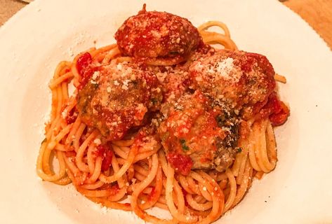 Veal, Beef and Pork Meatballs | Recipes - Food and Architecture Spaghetti Tomato Sauce, Beef And Pork Meatballs, Veal Meatballs, Meatballs Recipes, Italian Meatloaf, Italian Meatballs Recipe, Beef And Pork, Best Meatballs, Tasty Meatballs