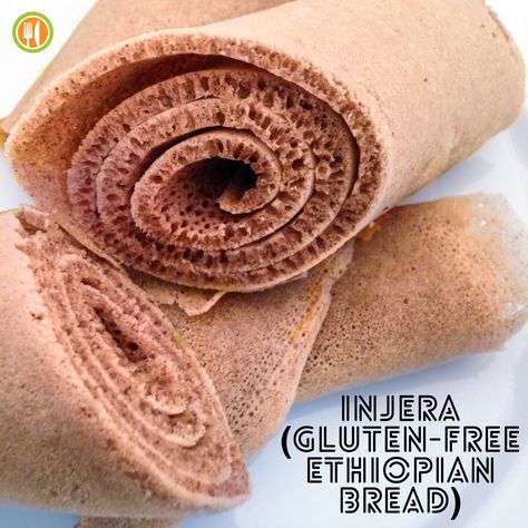 Easy Injera Recipe, Ethiopian Food Injera, Teff Bread, Ethiopian Bread, Injera Bread, Teff Recipes, Autoimmune Recipes, Essential Amino Acids, Foods Healthy