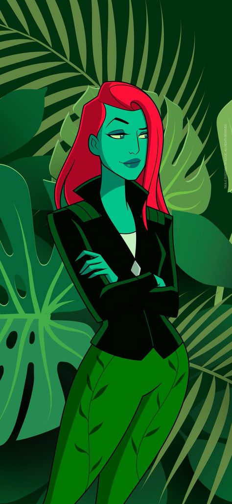 Harley Quinn on Twitter: "#WallpaperWednesday… " Poison Ivy Wallpaper, Poison Ivy Cartoon, Poison Ivy Character, Ivy Wallpaper, Harley Quinn Series, Harley Quinn Wallpaper, Harley Quinn And Ivy, Ivy Aesthetic, Poison Ivy Halloween Costume